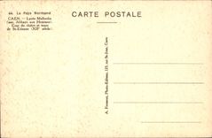 CPA Le Pays Normand Caen Lycee Malherbe anc Abbaye aux Hommes Cour du cloitre et tours de St Etienne