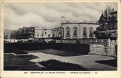 CPA Deauville la Plage Fleurie Jardins du Casino 