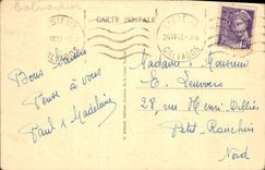 CPA Un coin de Lisieux Calvados au clair de lune