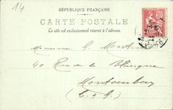 CPA Caen Le Manoir des Gens d'Armes 