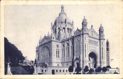 CPA La Basilique de Lisieux Etat actuel des travaux 