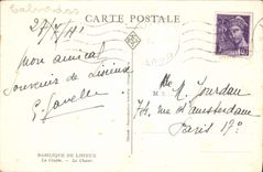 CPA Basilique de Lisieux La Crypte Le Choeur 