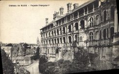 CPA Chateau de Blois Facade Francois Ier 