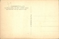 CPA Chaumont L et C Le Chateau Mon hist XV et XVI siecles