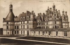 CPA Chateau de Chambord Aile de Henri II 