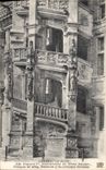 CPA Chateau de Blois Aile Francois I Soubassement du Grand Escalier 