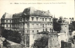 CPA Blois le Chateau partie Gaston d'Orleans vue prise des Tours de Saint Nicolas 