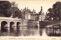 CPA Chambord le Chateau Au bord du Cosson 