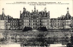CPA Chambord le Chateau Facade Septentrionale 
