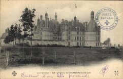CPA Loir et Cher Chateau de Chambord cote est 