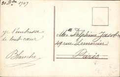 CPA Bonne Annee Homme