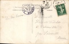 CPA Je pense a vous Homme