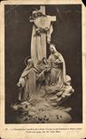 CPA La Chapelle des Carmelites de Lisieux Groupe sculpte dominant le Maitre Autel 