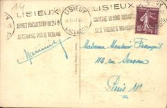 CPA Lisieux La Place Thiers et la Cathedrale 