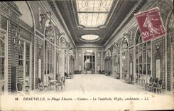 CPA Deauville la Plage Fleurie Casino Le Vestibule 