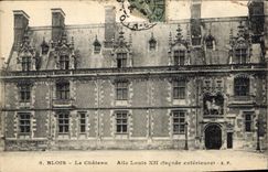 CPA Blois Le Chateau Aile Louis XII facade exterieure 