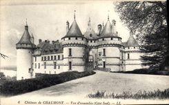 CPA Chateau de Chaumont Vue d'ensemble Cote Sud 