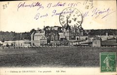 CPA Chateau de Chantilly Vue generale 