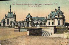 CPA Chateau de Chantilly La Facade et la Chapelle 