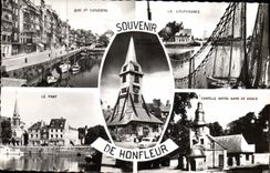 CPA Souvenir de Honfleur 