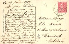 CPA La Chapelle des Carmelites de Lisieux La Facade 