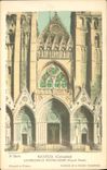 CPA Bayeux Calvados Cathedrale Notre Dame Facade Ouest 