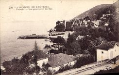 CPA Corniche de l'Esterel Theoule Vue generale et les Iles 