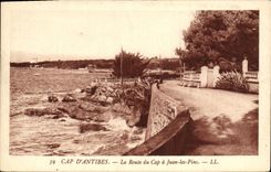 CPA Cap d'Antibes La Route du Cap a Juan les Pins 