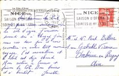 CPA La Corniche d'Or entre St Raphael et Cannes 