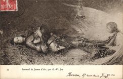 CPA Sommeil de Jeanne d'Arc 