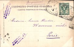 CPA Firenze Palazzo Pitti Dettaglio Minerva Botticelli 