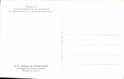 CPA Philipe de Champaigne La fillette au faucon Musee du Louvre Faucon Chasse