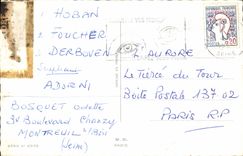 CPA Il m'avait pourtant bien semble voir un lapin Enfant Chasse