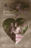 CPA Comme la Violette Femme