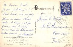 CPA La descente de croix Detail du typtique La tete de la vierge