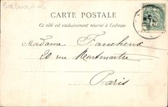 CPA Caen Detail de l'ancien Hotel de Valois 