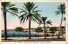 CPA Nice Promenade des Etats Unis Allee des Palmiers 