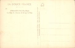 CPA Strasbourg Bas Rhin Le Pont de Chemin de fer sur le Rhin 