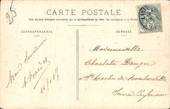 CPA Lisieux Une vue de vieilles maisons  Impasse d'Ouville Cour Manoir Carre