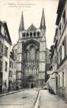 CPA Lisieux Cathedrale Saint Pierre Portail Sud Rue du Paradis 