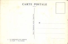 CPA La Basilique de Lisieux La Crypte Vue Generale 