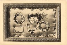 CPA Couronnes de bleuets que la Bse Therese de l'Enfant Jesus 