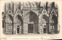 CPA Cathedrale de Bayeux Le Grand Portail 