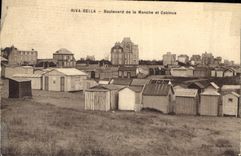 CPA Riva Bella Boulevard de la Manche et Cabines 