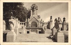 CPA La Basilique de Lisieux Le Chemin de Croix exterieur 