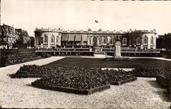 CPA Deauville Calvados La Plage Fleurie Le Casino 
