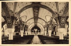 CPA La Basilique de Lisieux La Crypte vue generale 