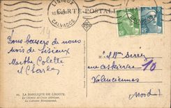 CPA La Basilique de Lisieux Le Chemin de Croix exterieur 