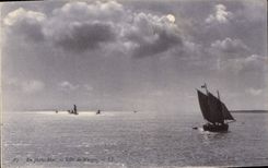 CPA En pleine Mer Effet de Nunges 