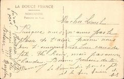 CPA Normandie Pommiers en fleurs